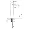 Смеситель для раковины Lemark Atlantiss LM3206C Смеситель для раковины Lemark Atlantiss LM3206C